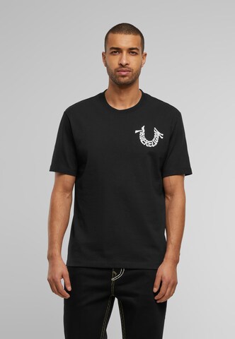Maglietta 'Warped' di True Religion in nero