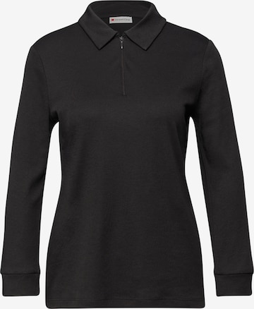 STREET ONE Poloshirt in Grau: Vorderseite