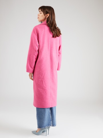 Trendyol Prechodný kabát - ružová