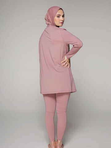 SIYA Swimwear High neck Badeanzug  'South – Covered - Burkini/Modest' in Pink