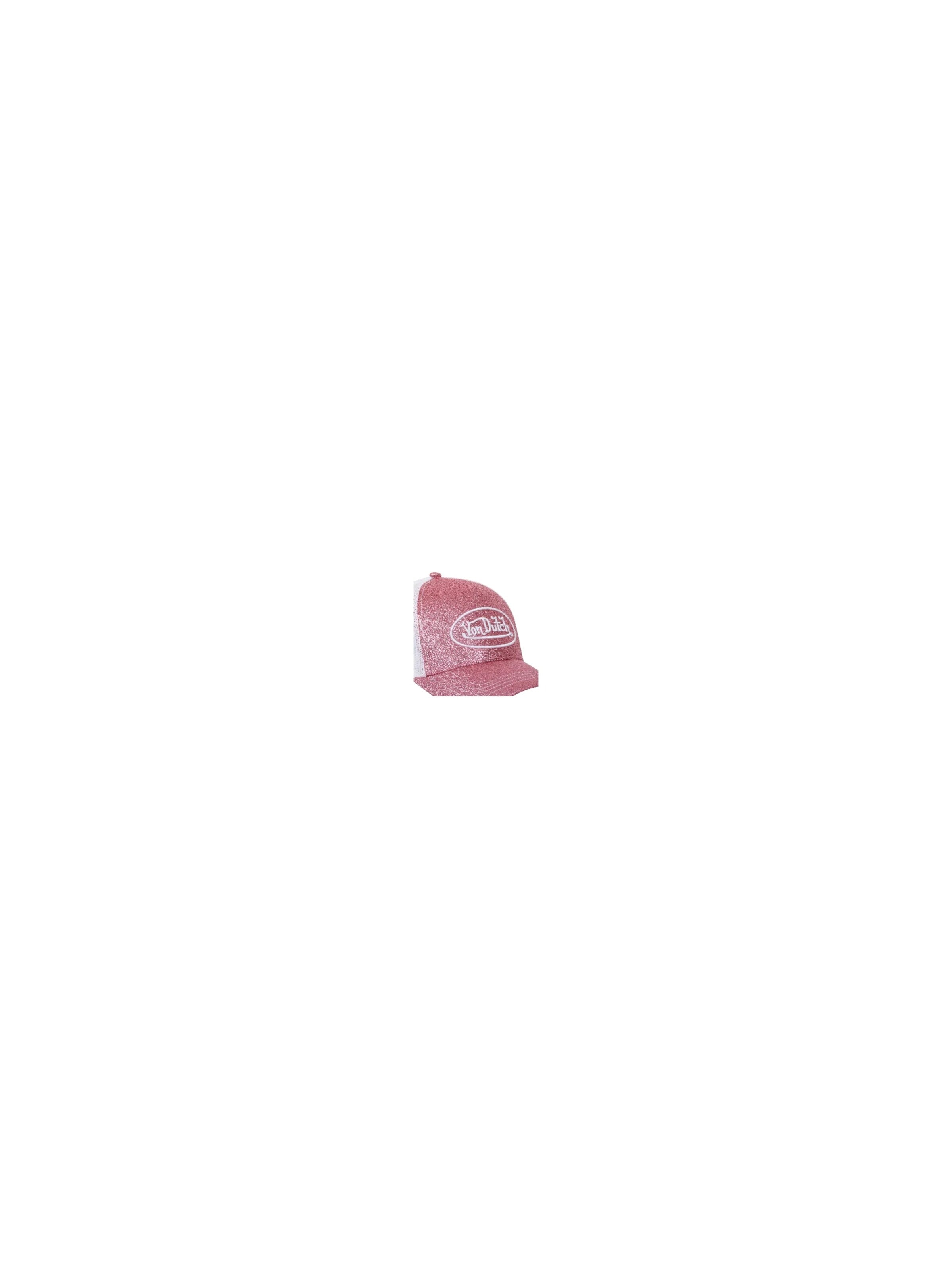 Von Dutch Kšiltovka 'Gorra von dutch rosa glitter p trucker cap' – pink