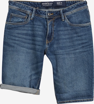 zils TOM TAILOR DENIM Piegulošs Džinsi 'Piers': no priekšpuses