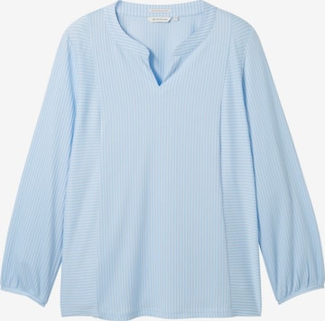 Camicia da donna di Tom Tailor Women + in blu: frontale