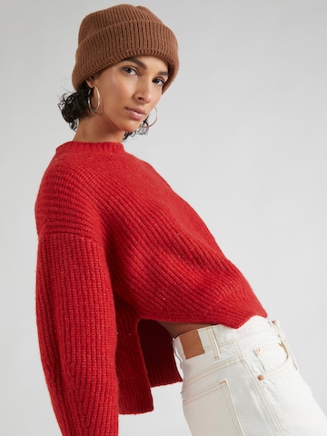 WEEKDAY - Pullover 'Ivy' em vermelho