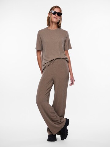 PIECES Shirt 'Lina' in Brown