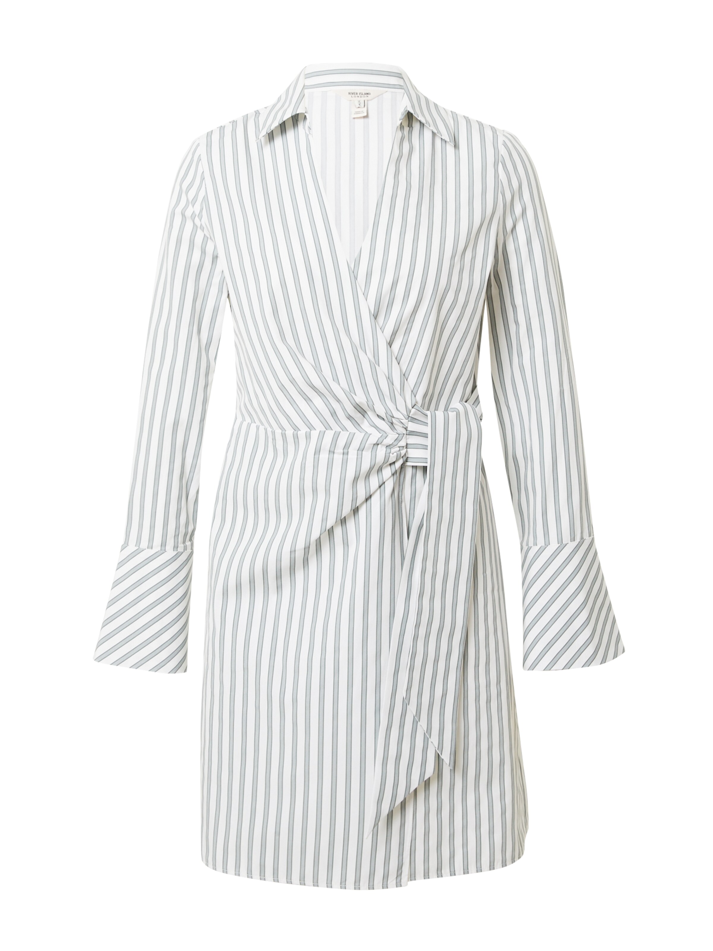 River Island Φόρεμα σε γκρι: μπροστά