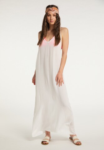 IZIA Beach Dress in White