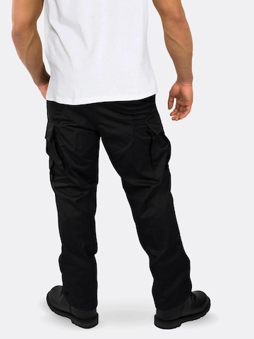 Regular Pantalon outdoor 'Trooper' normani en noir