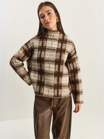 Bianco Lucci Sweater 'Pullover' in Beige