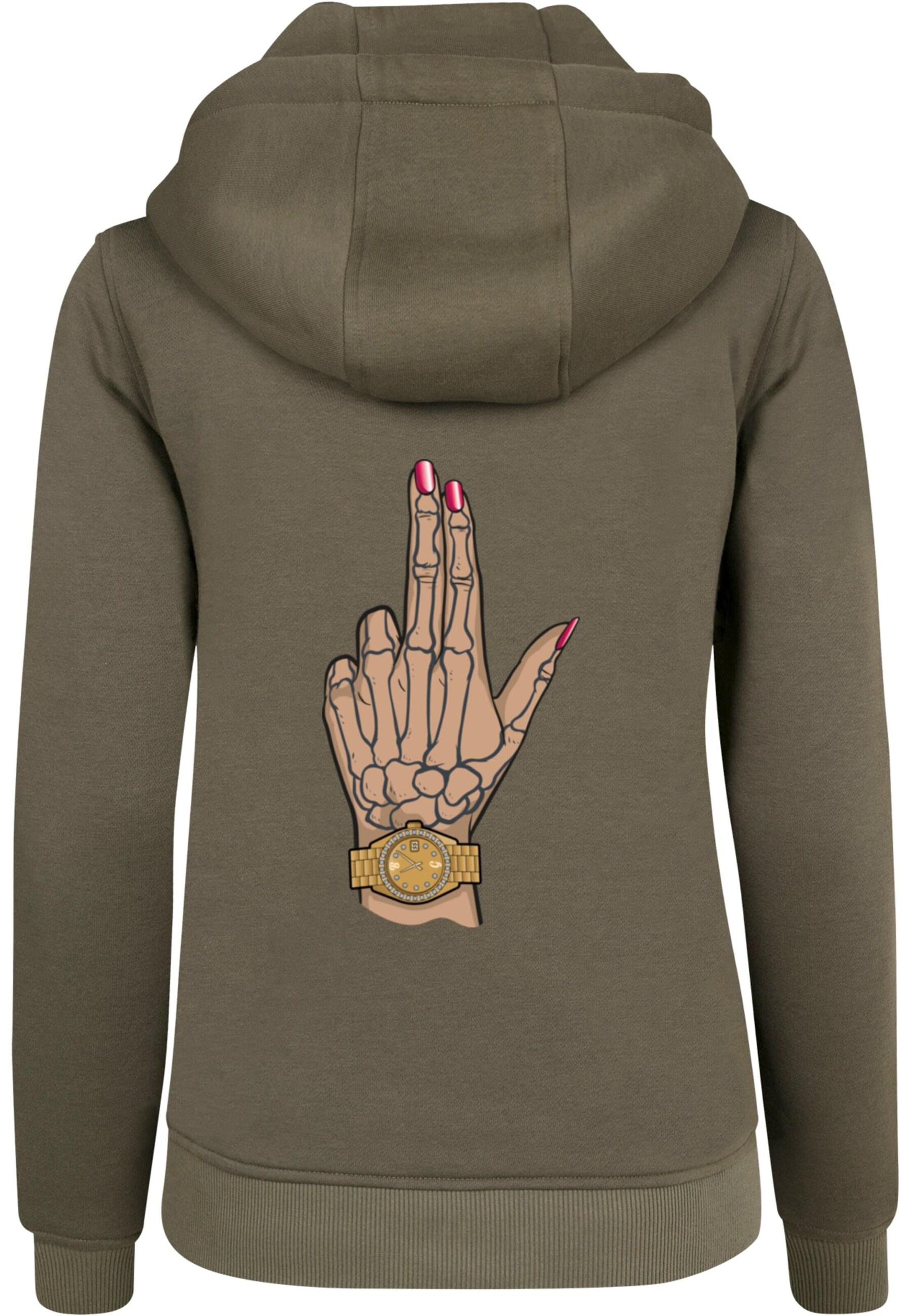 Mister Tee Mikina 'BadGirl Bang' – zelená