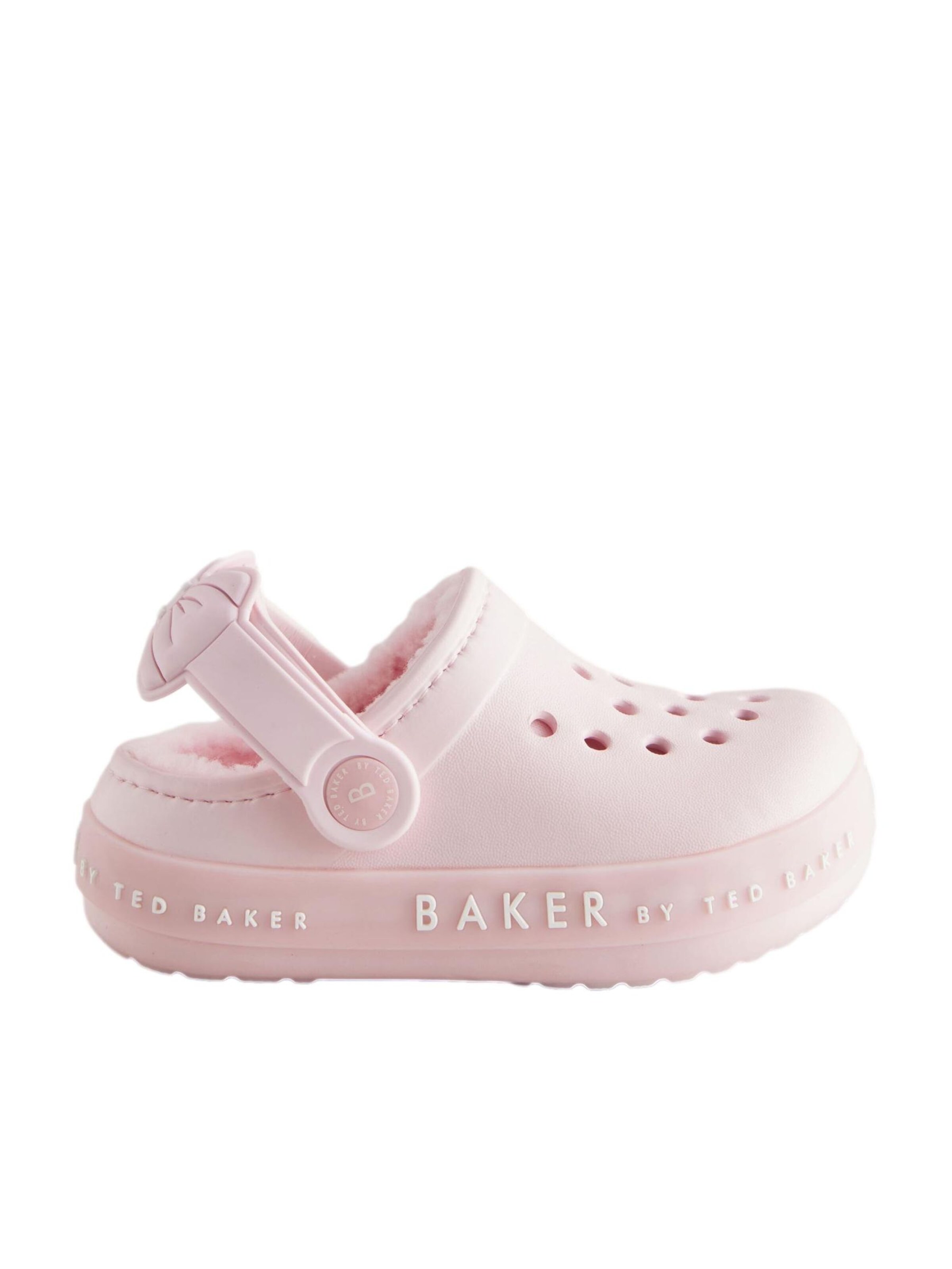 Sandale de la Baker by Ted Baker pe roz: față