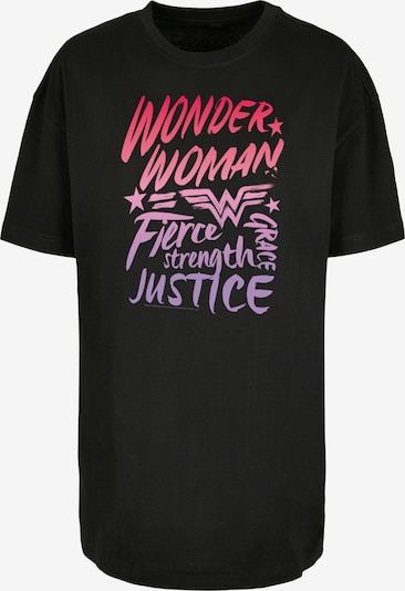 F4NT4STIC Oversizeshirt 'DC Comics Wonder Woman Gradient Text' in mischfarben / schwarz, Produktansicht