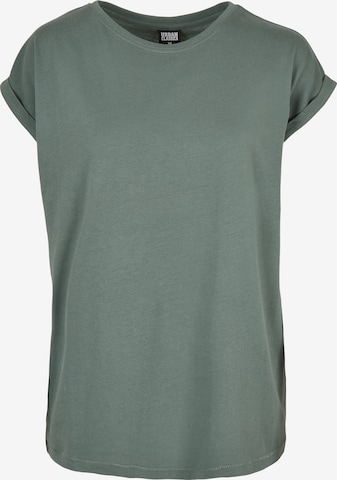 T-shirt Urban Classics en vert : devant