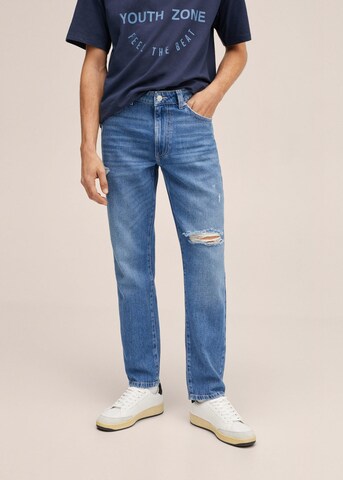 MANGO TEEN Regular Jeans in Blau: predná strana
