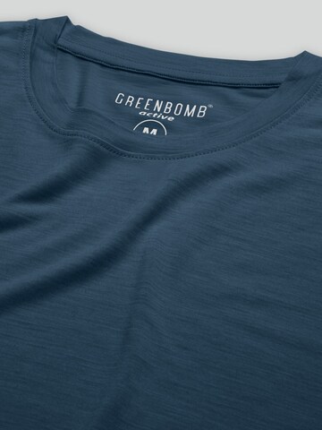 Maglia funzionale ' Basic Base ' di GREENBOMB in blu