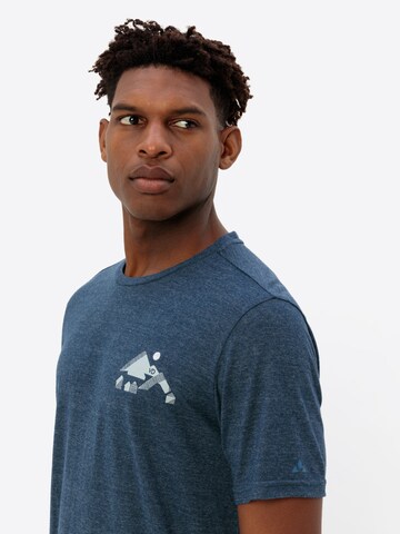 VAUDE Sportshirt 'Redmont II' in Blau
