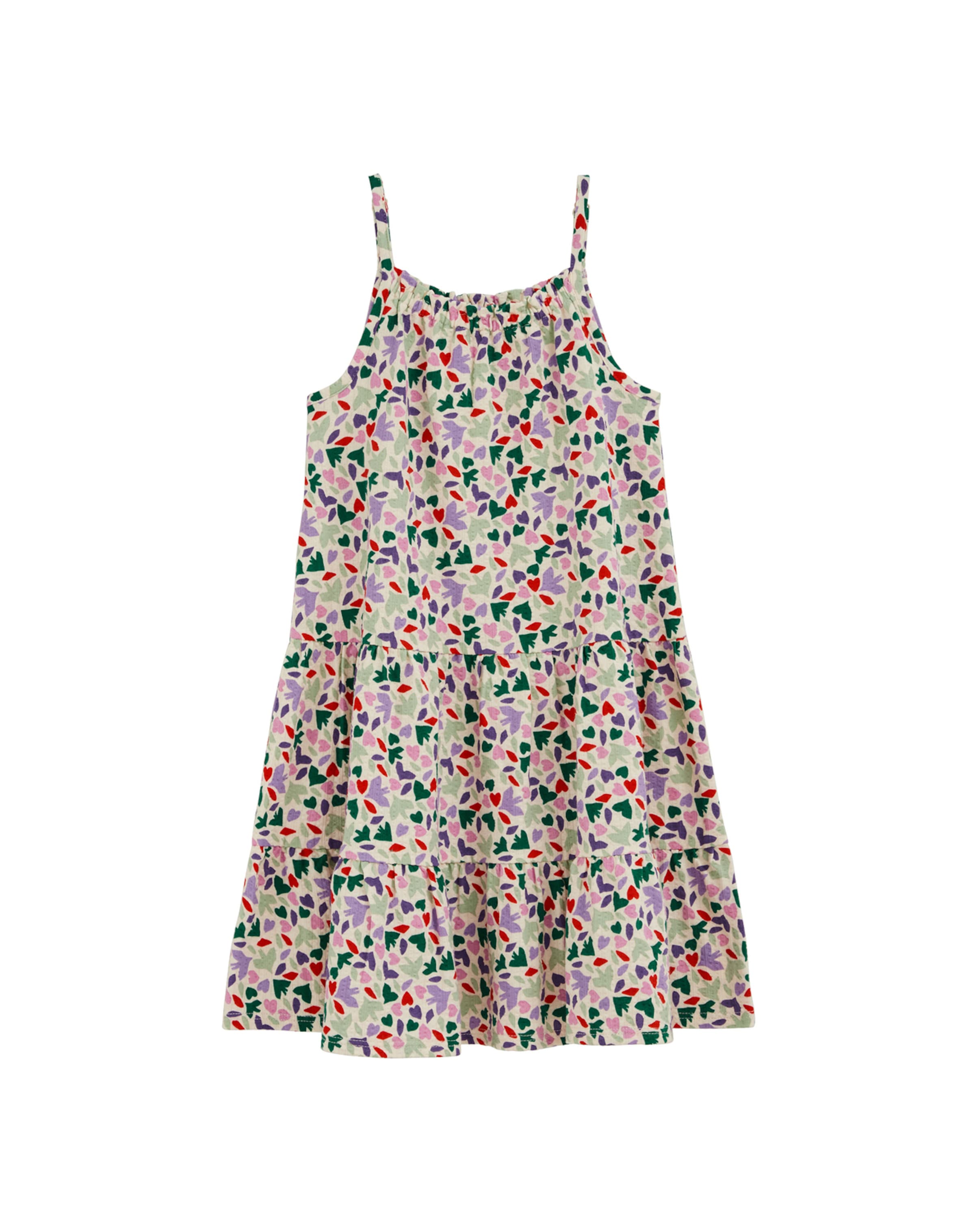 WE Fashion - Vestido em mistura de cores: frente