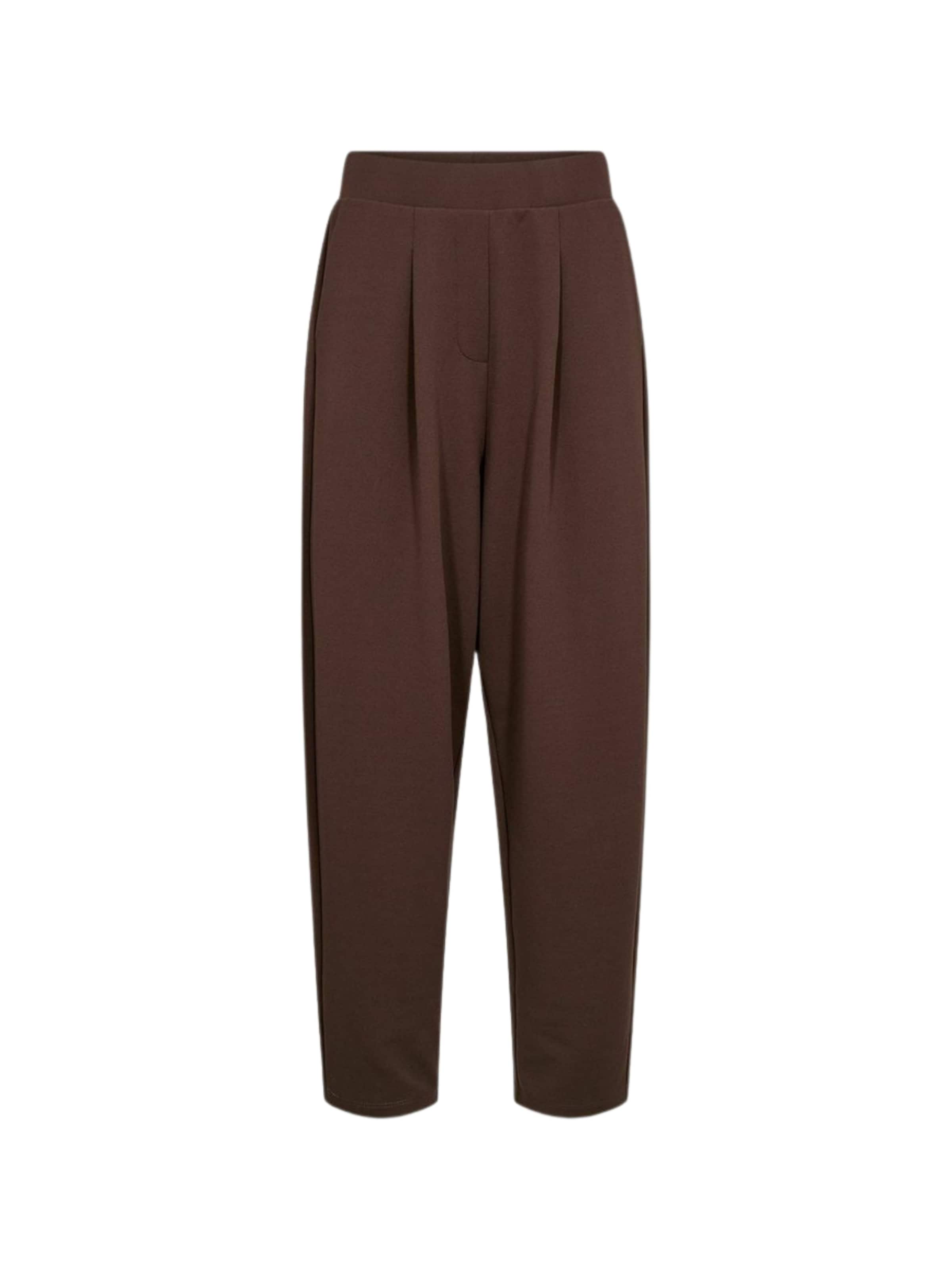 Soyaconcept - Pantalón plisado ' SC-SIHAM ' en marrón: frente
