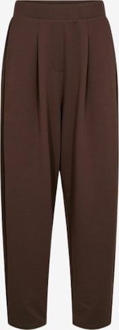 Soyaconcept - Pantalón plisado ' SC-SIHAM ' en marrón: frente