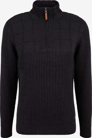 BLEND Sweater 'Ostuta' in Black: front