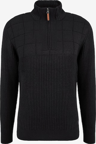 BLEND Sweater 'Ostuta' in Black: front