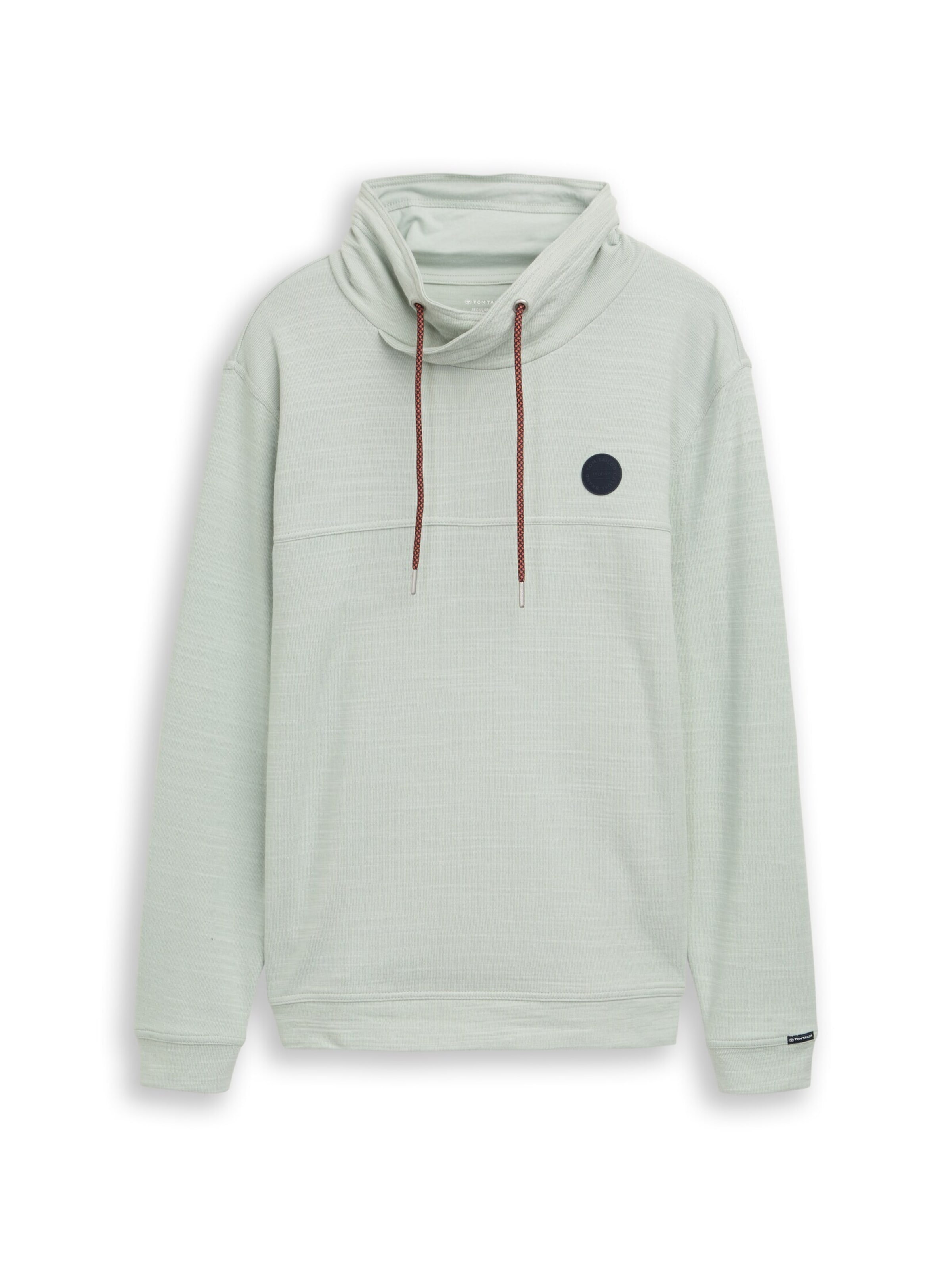 TOM TAILOR Sweatshirt in Groen: voorkant