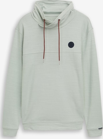 TOM TAILOR Sweatshirt in Grün: Vorderseite