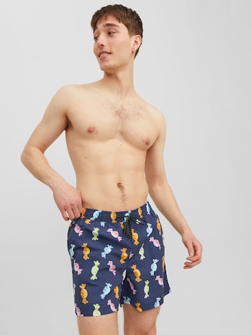 JACK & JONES Zwemshorts 'Fiji' in Blauw: voorkant