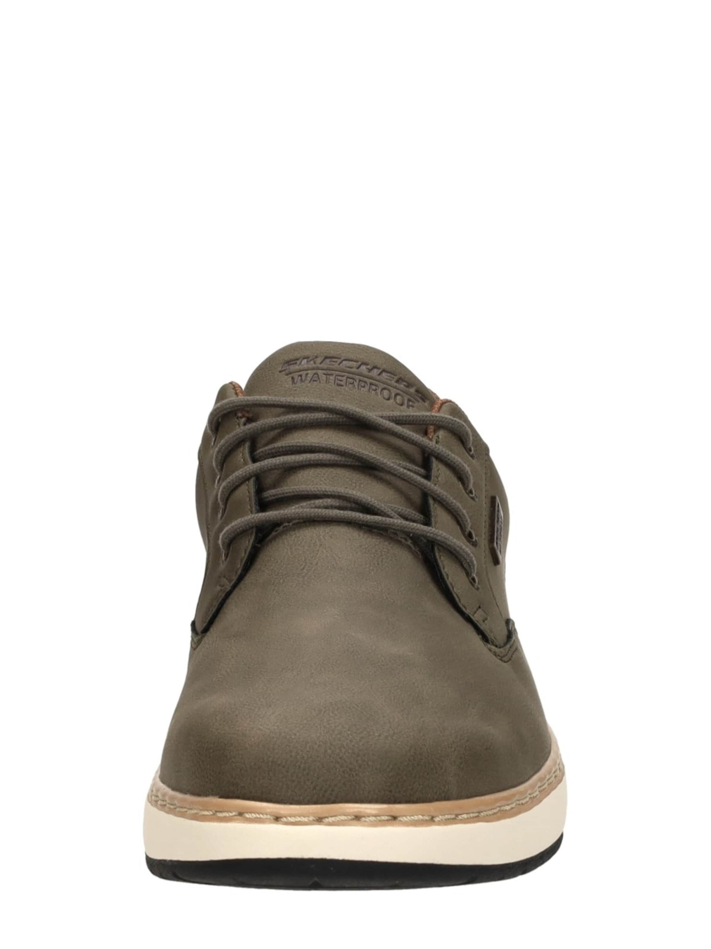 SKECHERS Sportieve veterschoen 'Garlan' in Groen