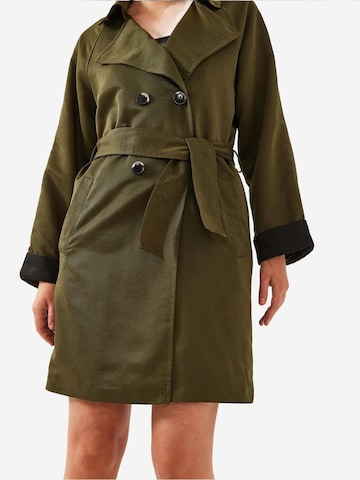 Manteau mi-saison Bianco Lucci en vert