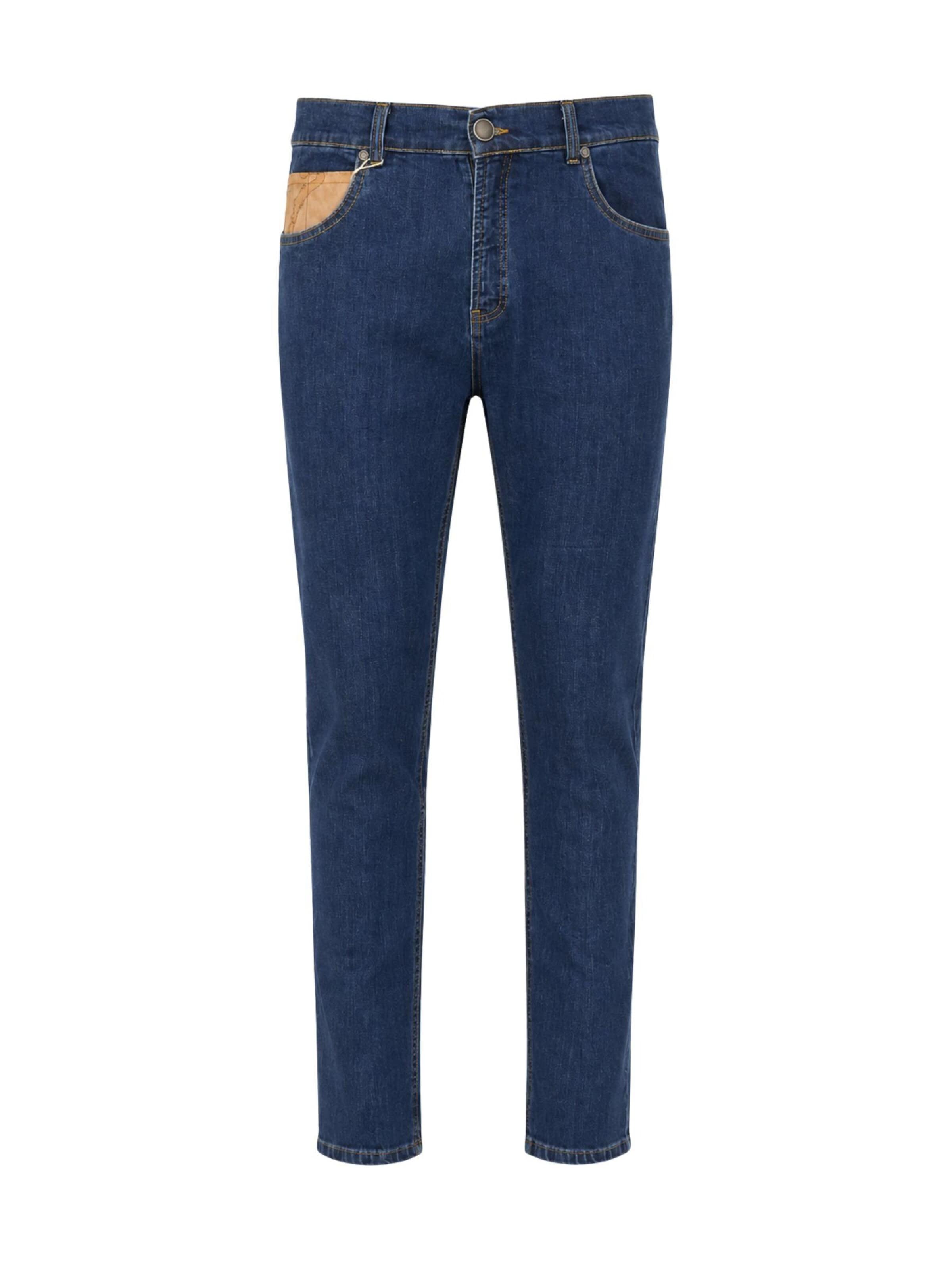 Alviero Martini Slimfit Jeansy w kolorze niebieski: przód