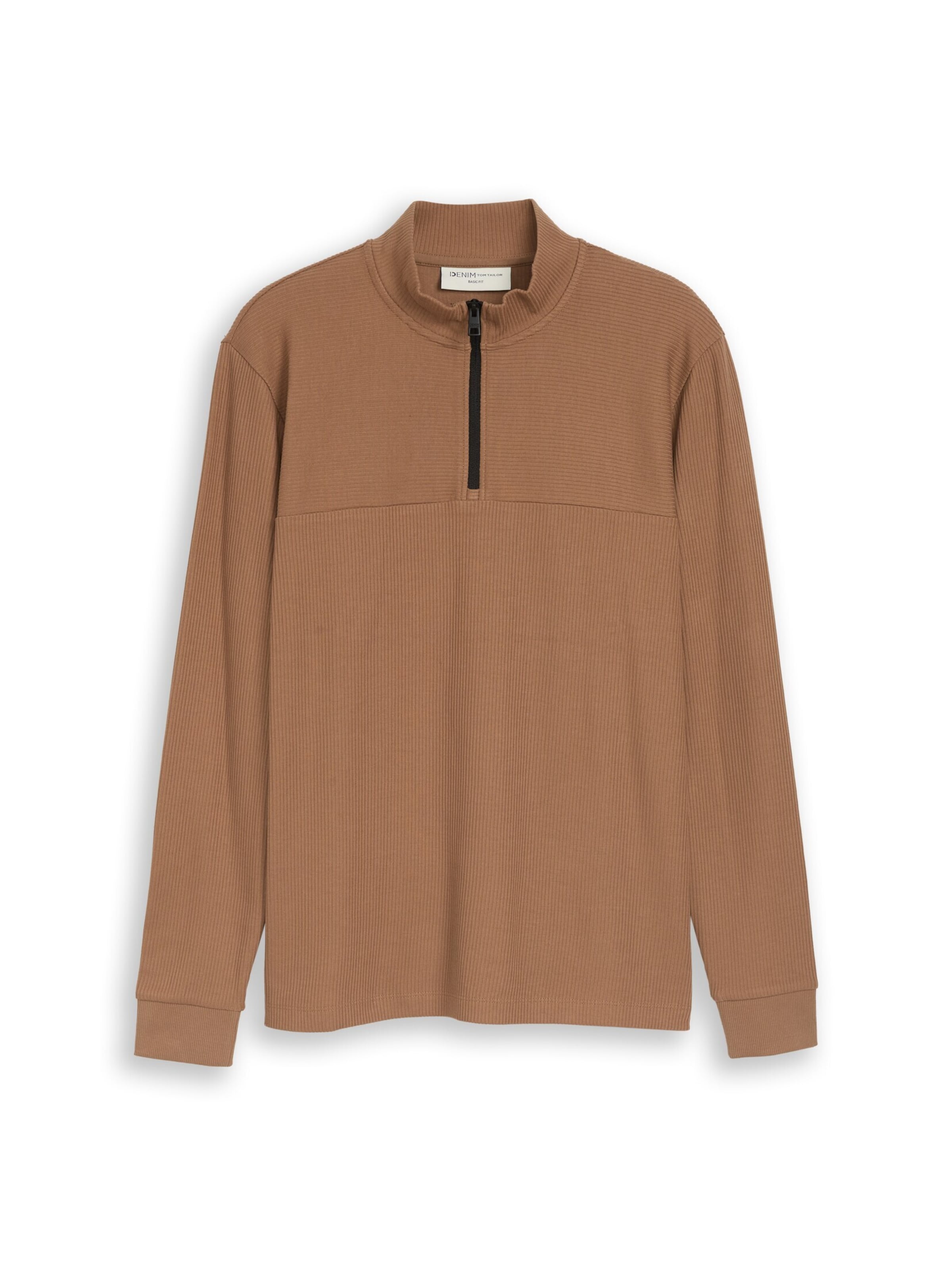 TOM TAILOR DENIM Shirt in Braun: Vorderseite
