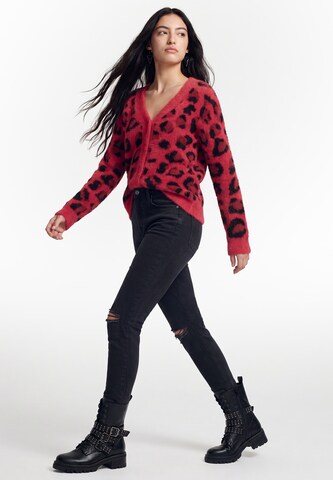 myMo ROCKS - Casaco de malha em vermelho