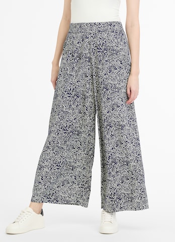Ragwear Wide Leg Hose in Blau: Vorderseite