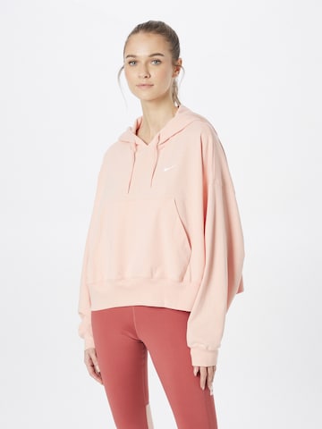 Bluză de molton 'Swoosh' de la Nike Sportswear pe roz: față