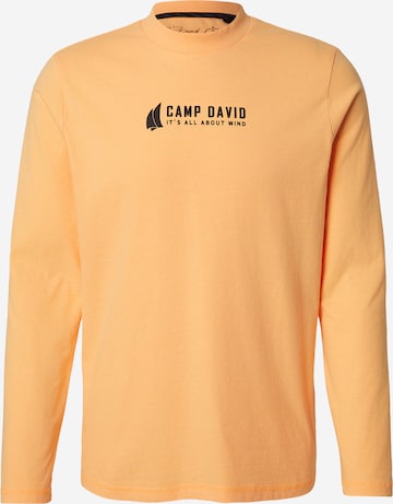 CAMP DAVID Paita värissä oranssi: etupuoli
