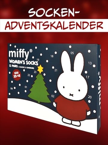 miffy Socken 'Adventskalender mit 12 Paar'‌‌‌‌ in Mischfarben