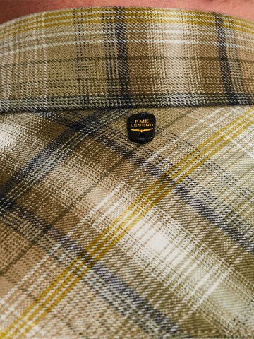 PME Legend Regular fit Button Up Shirt 'Shirt with check pattern' in Green