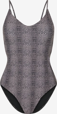 Maillot de bain 'PCBAOMI' PIECES en noir : devant