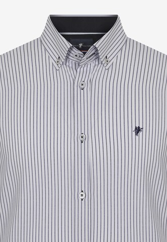 DENIM CULTURE - Ajuste regular Camisa 'TOMMASO' en blanco