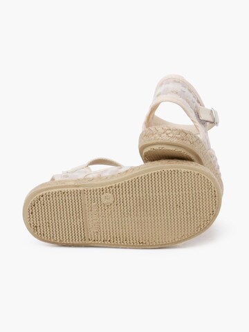 Sandales Pisamonas en beige