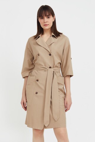 Finn Flare Shirt dress in Beige: front