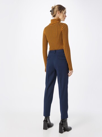 Coupe slim Pantalon à plis ESPRIT en bleu