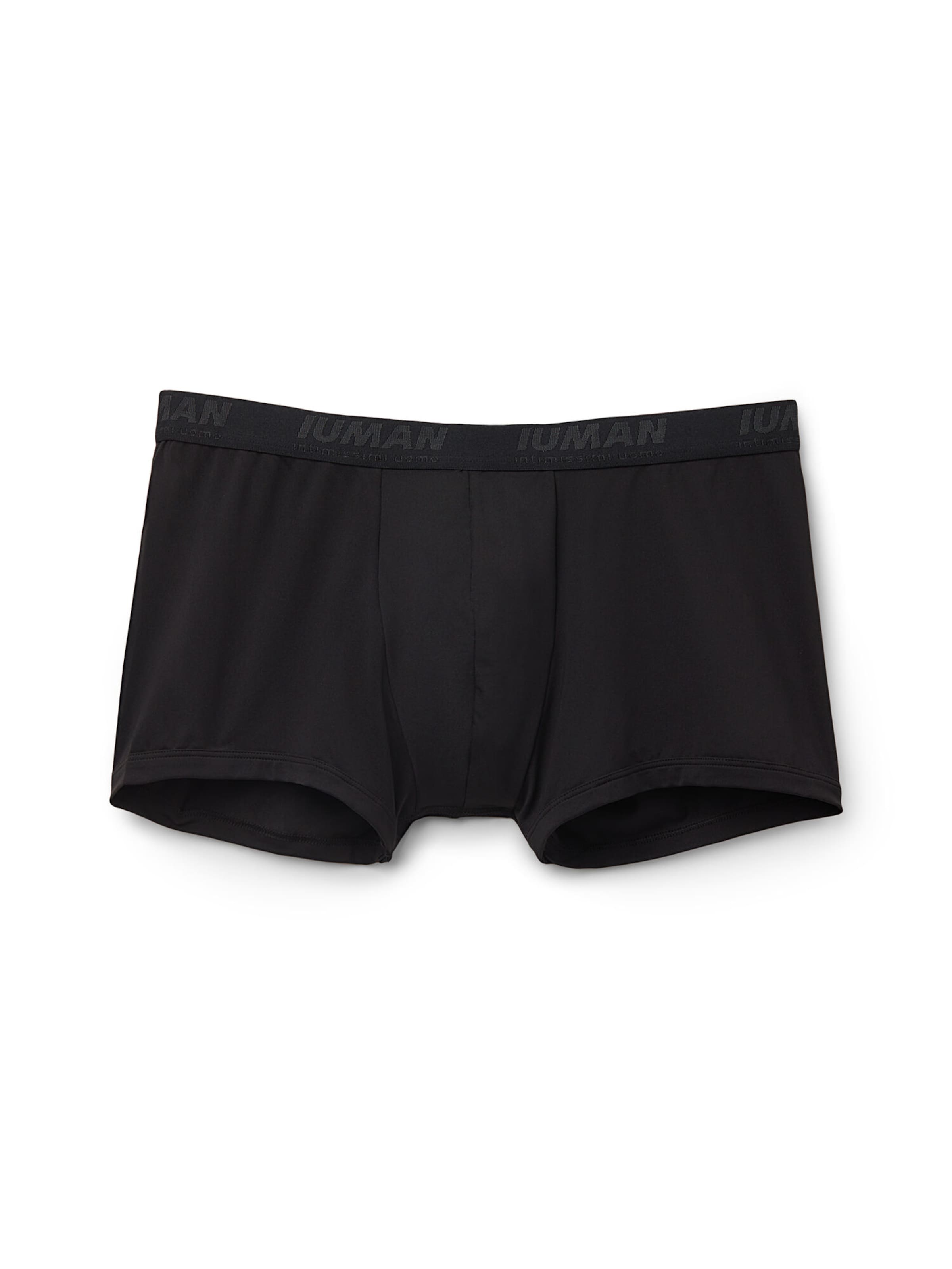 IUMAN Intimissimi Uomo Boxer shorts in Black: front