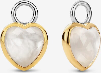 Ti Sento Milano Ohrringe in gold / silber / perlweiß, Produktansicht