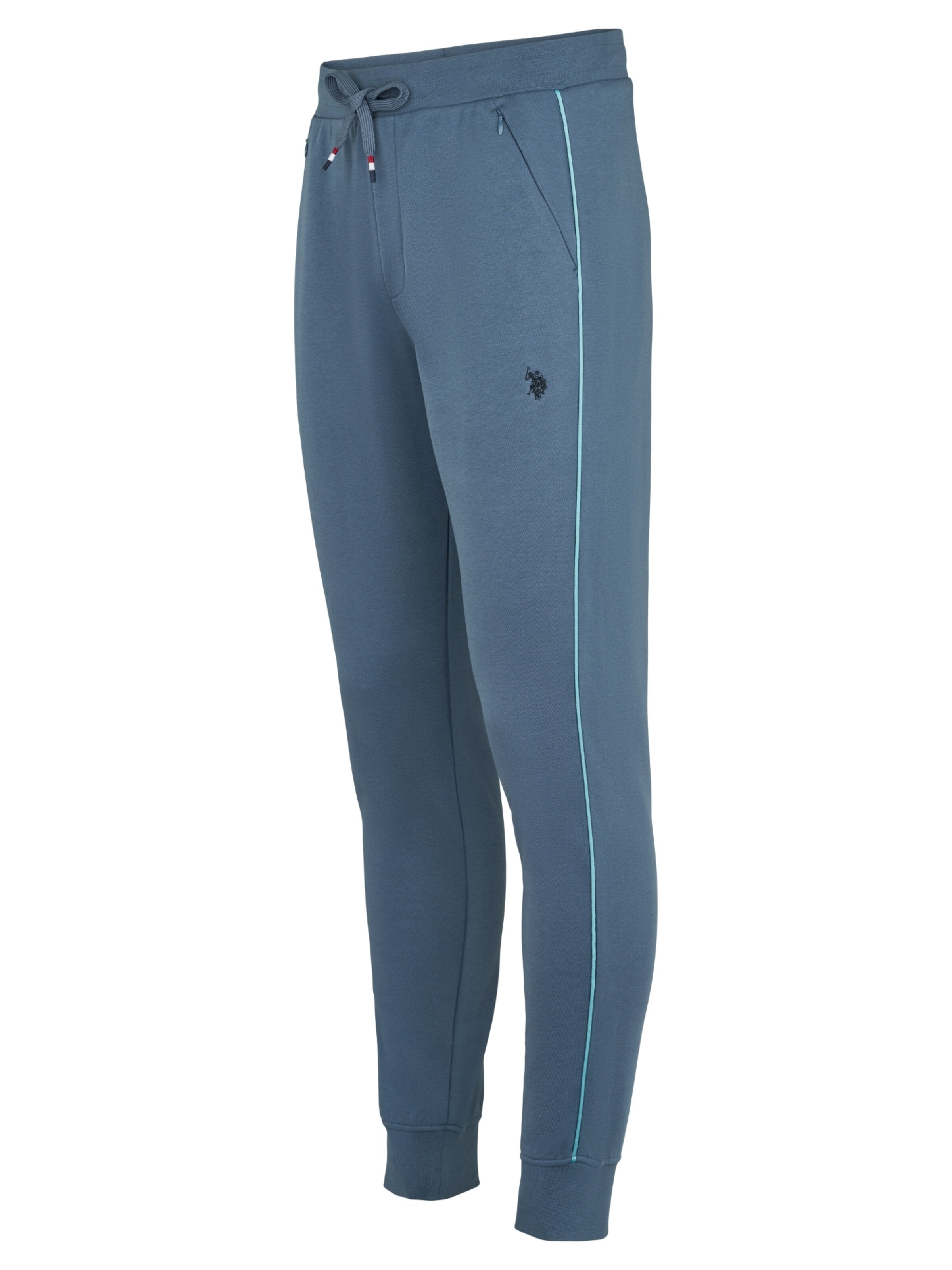 U.S. POLO ASSN. Tapered Broek 'Tano' in Blauw