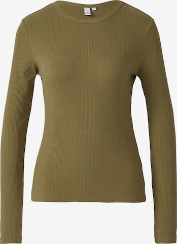 T-shirt QS en vert : devant