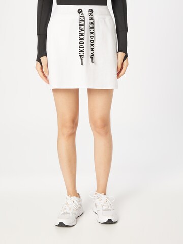 DKNY Performance Αθλητική φούστα σε λευκό: μπροστά