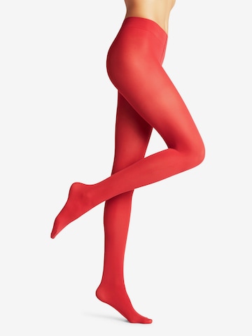 Collants FALKE en rouge : devant