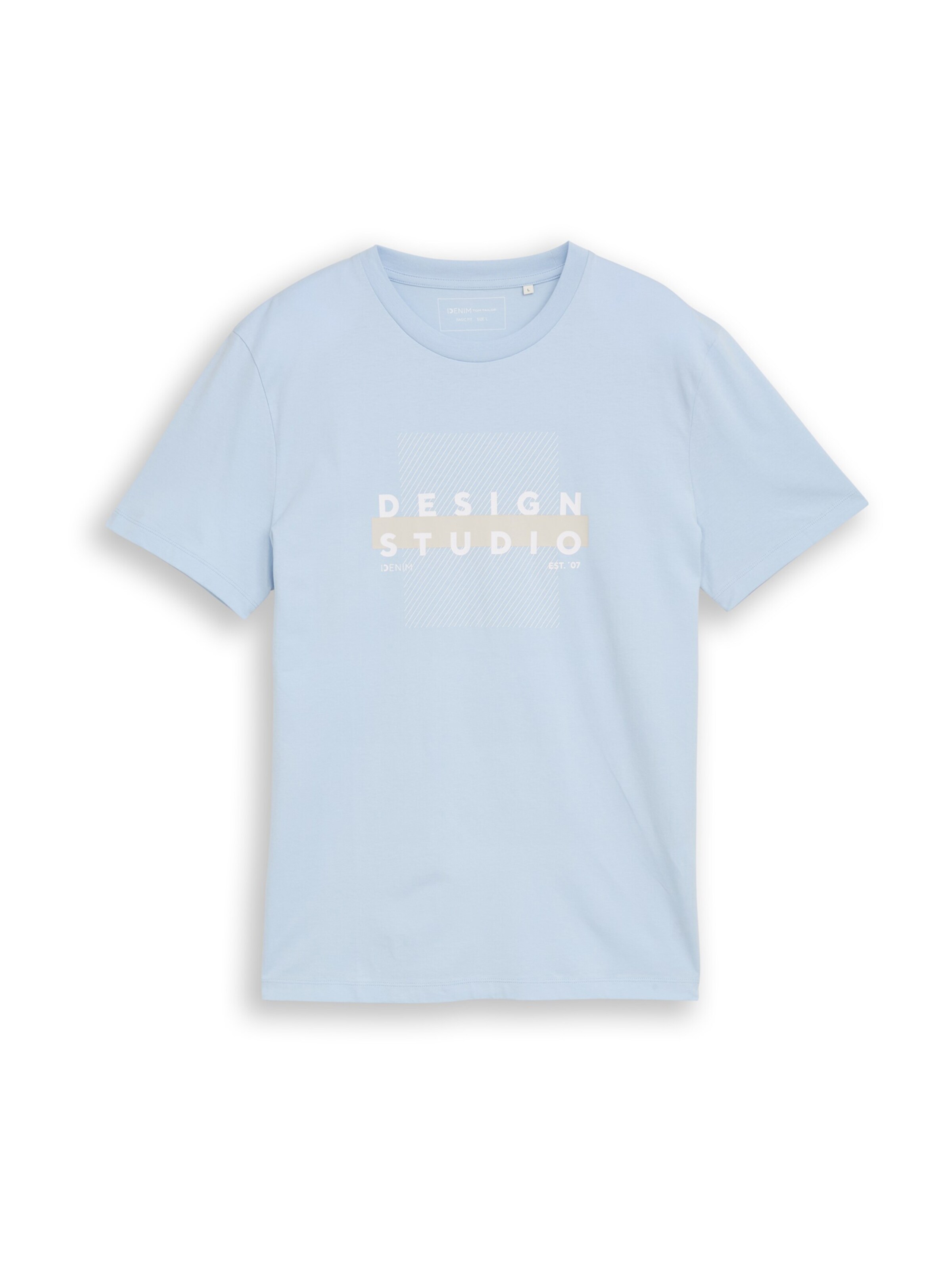 TOM TAILOR DENIM T-Shirt in Blau: Vorderseite